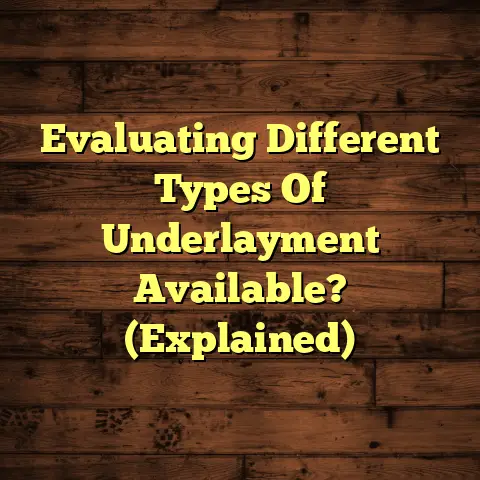 Evaluating Different Types Of Underlayment Available? (Explained)