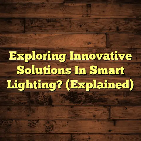 Exploring Innovative Solutions In Smart Lighting? (Explained)