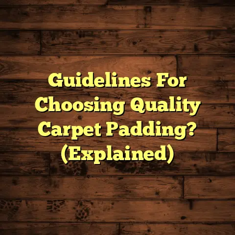 Guidelines For Choosing Quality Carpet Padding? (Explained)