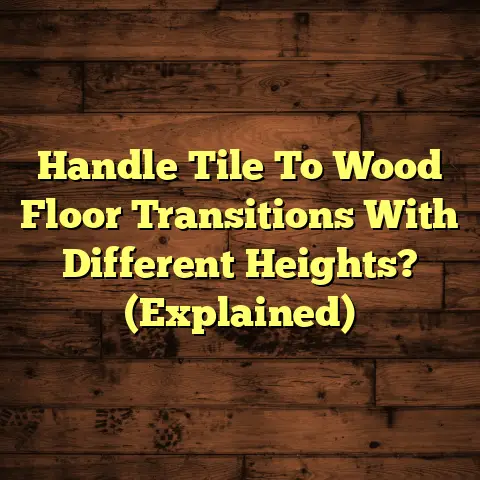 Handle Tile To Wood Floor Transitions With Different Heights? (Explained)