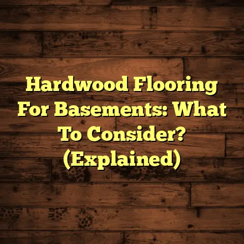 Hardwood Flooring For Basements: What To Consider? (Explained)