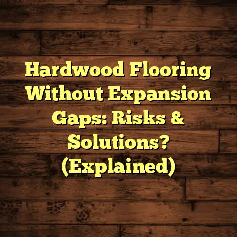 Hardwood Flooring Without Expansion Gaps: Risks & Solutions? (Explained)