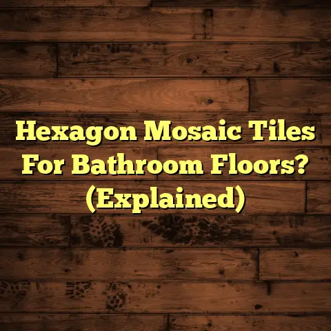 Hexagon Mosaic Tiles For Bathroom Floors? (Explained)