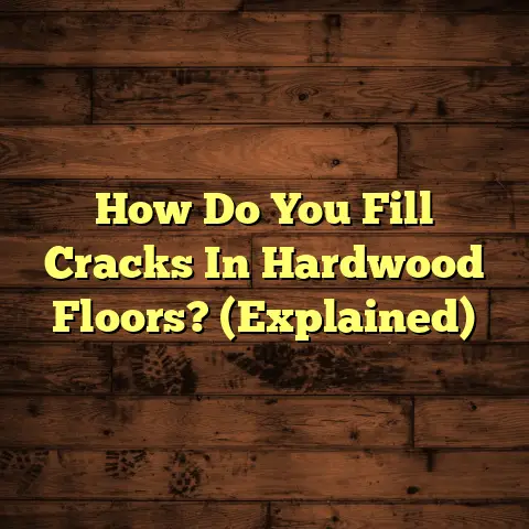 How Do You Fill Cracks In Hardwood Floors? (Explained)