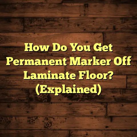 How Do You Get Permanent Marker Off Laminate Floor? (Explained)