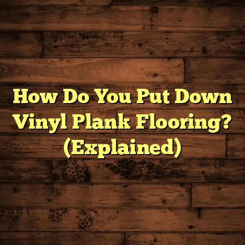 How Do You Put Down Vinyl Plank Flooring? (Explained)