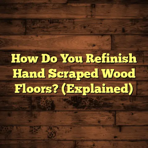 How Do You Refinish Hand Scraped Wood Floors? (Explained)