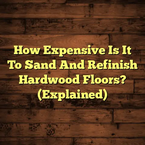 How Expensive Is It To Sand And Refinish Hardwood Floors? (Explained)