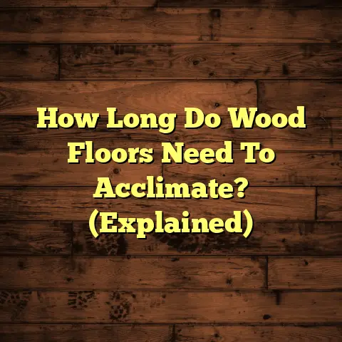 How Long Do Wood Floors Need To Acclimate? (Explained)