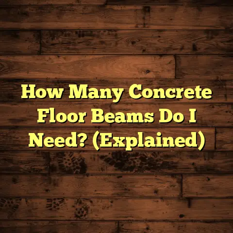 How Many Concrete Floor Beams Do I Need? (Explained)