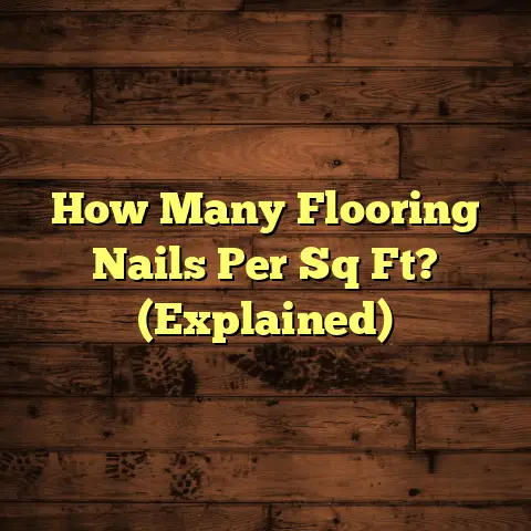 How Many Flooring Nails Per Sq Ft? (Explained)