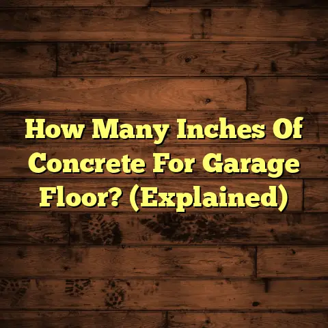 How Many Inches Of Concrete For Garage Floor? (Explained)