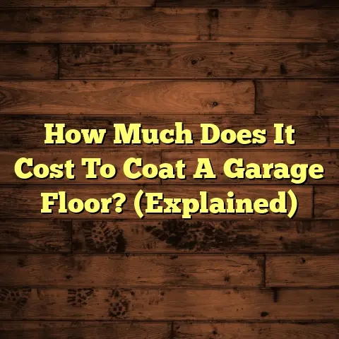 How Much Does It Cost To Coat A Garage Floor? (Explained)