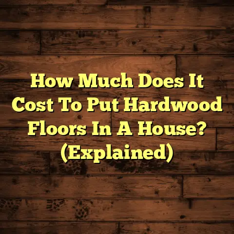 How Much Does It Cost To Put Hardwood Floors In A House? (Explained)