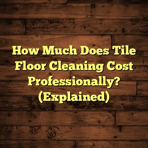 How Much Does Tile Floor Cleaning Cost Professionally? (Explained)