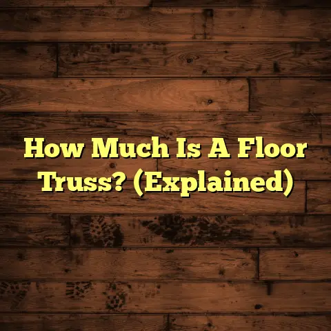 How Much Is A Floor Truss? (Explained)