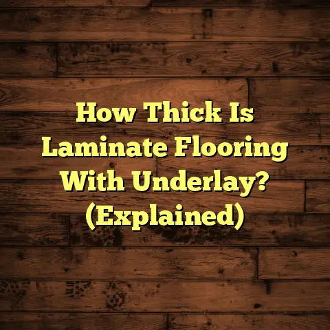 How Thick Is Laminate Flooring With Underlay? (Explained)