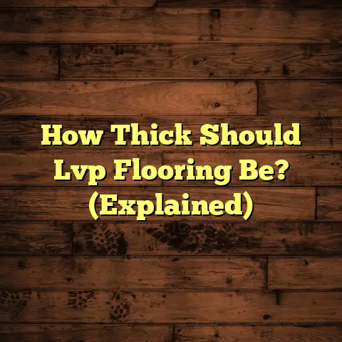 How Thick Should Lvp Flooring Be? (Explained)