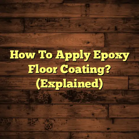 How To Apply Epoxy Floor Coating? (Explained)