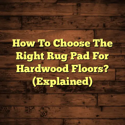 How To Choose The Right Rug Pad For Hardwood Floors? (Explained)