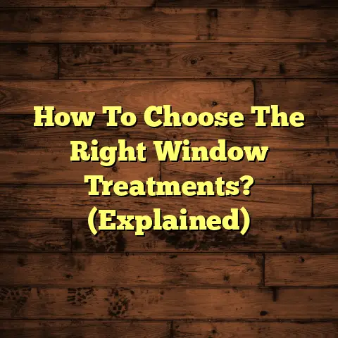 How To Choose The Right Window Treatments? (Explained)