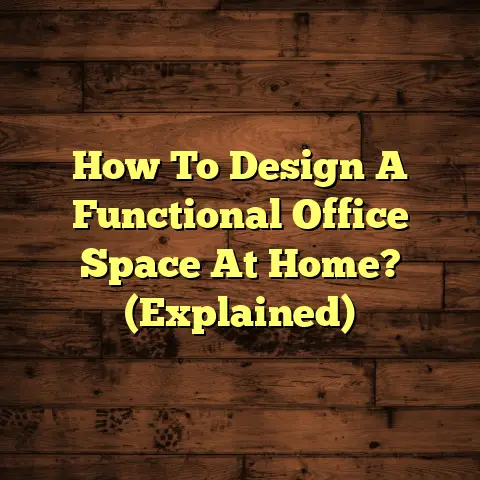 How To Design A Functional Office Space At Home? (Explained)