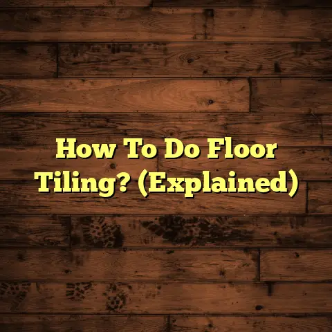 How To Do Floor Tiling? (Explained)