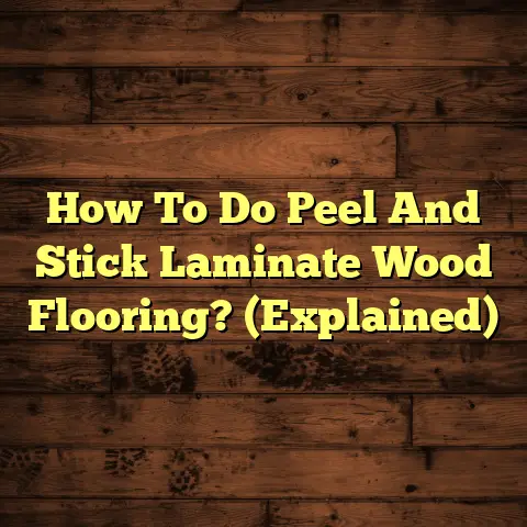 How To Do Peel And Stick Laminate Wood Flooring? (Explained)