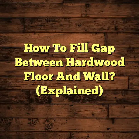 How To Fill Gap Between Hardwood Floor And Wall? (Explained)