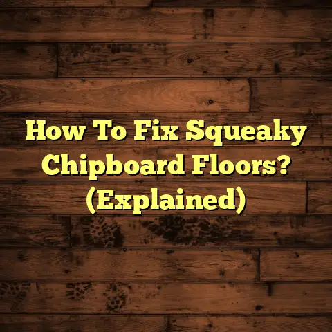 How To Fix Squeaky Chipboard Floors? (Explained)