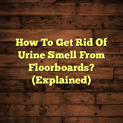 How To Get Rid Of Urine Smell From Floorboards? (Explained)