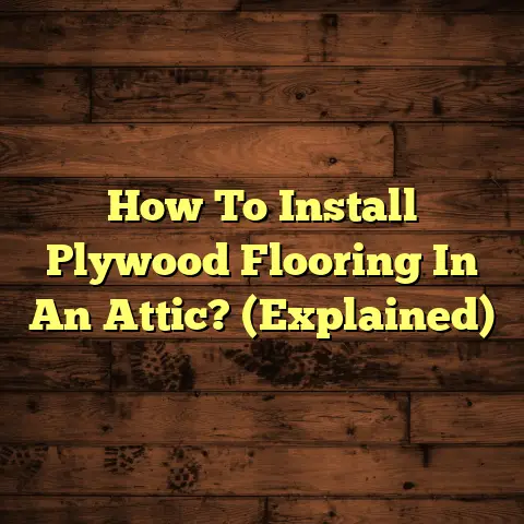 How To Install Plywood Flooring In An Attic? (Explained)