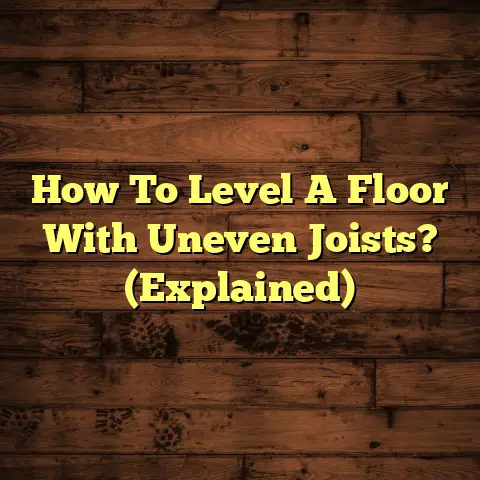 How To Level A Floor With Uneven Joists? (Explained)