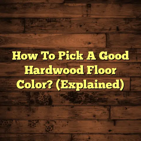 How To Pick A Good Hardwood Floor Color? (Explained)