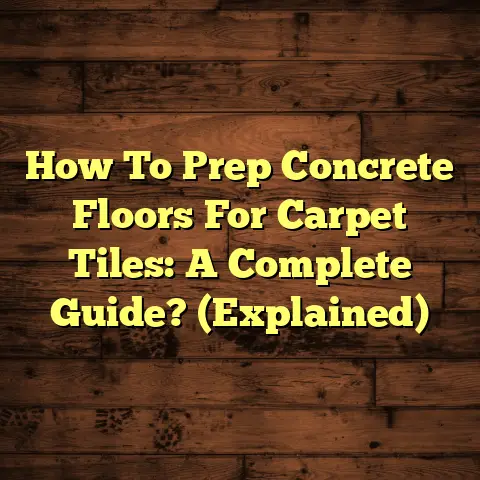 How To Prep Concrete Floors For Carpet Tiles: A Complete Guide? (Explained)