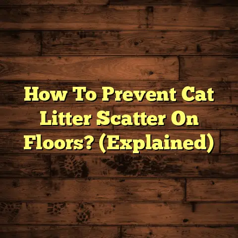 How To Prevent Cat Litter Scatter On Floors? (Explained)