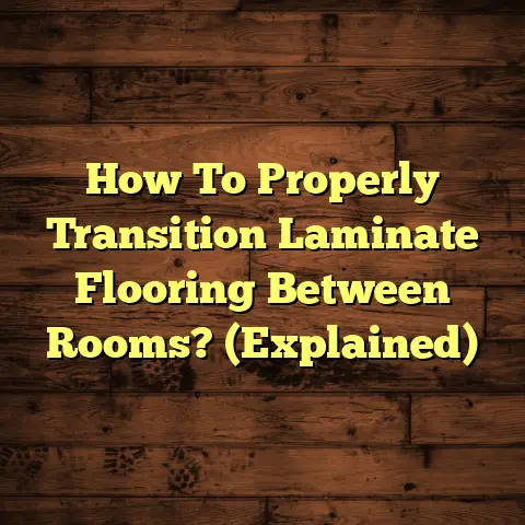 How To Properly Transition Laminate Flooring Between Rooms? (Explained)