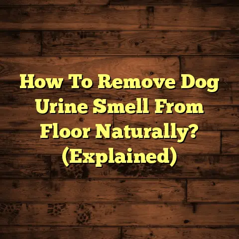 How To Remove Dog Urine Smell From Floor Naturally? (Explained)