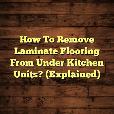 How To Remove Laminate Flooring From Under Kitchen Units? (Explained)