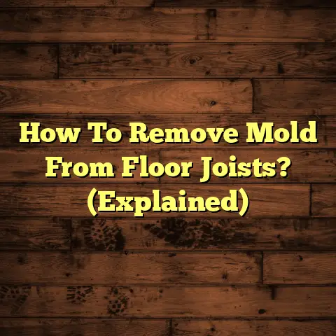 How To Remove Mold From Floor Joists? (Explained)