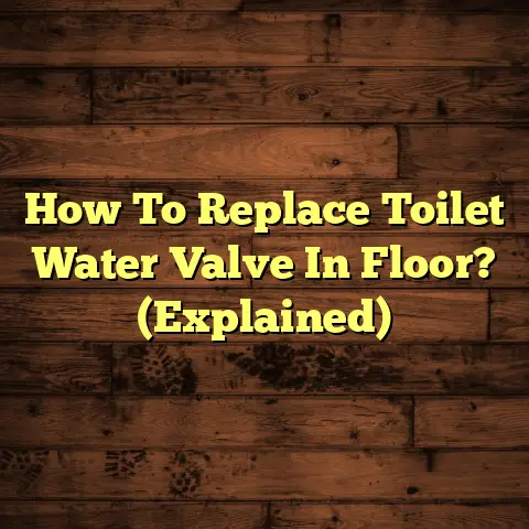 How To Replace Toilet Water Valve In Floor? (Explained)