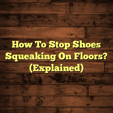 How To Stop Shoes Squeaking On Floors? (Explained)