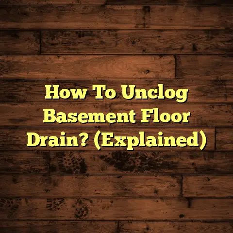 How To Unclog Basement Floor Drain? (Explained)