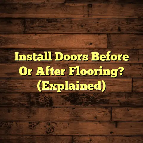 Install Doors Before Or After Flooring? (Explained)