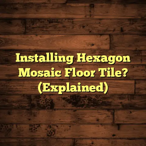 Installing Hexagon Mosaic Floor Tile? (Explained)