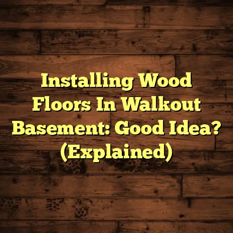 Installing Wood Floors In Walkout Basement: Good Idea? (Explained)