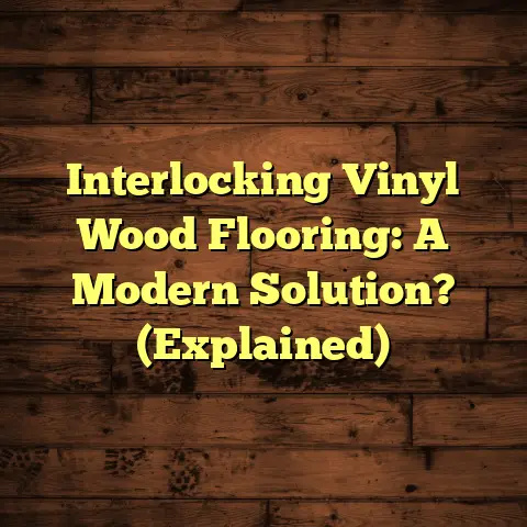 Interlocking Vinyl Wood Flooring: A Modern Solution? (Explained)