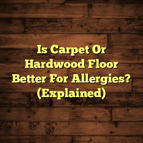 Is Carpet Or Hardwood Floor Better For Allergies? (Explained)