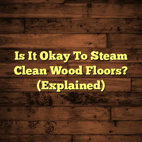 Is It Okay To Steam Clean Wood Floors? (Explained)