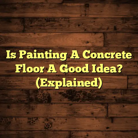 Is Painting A Concrete Floor A Good Idea? (Explained)